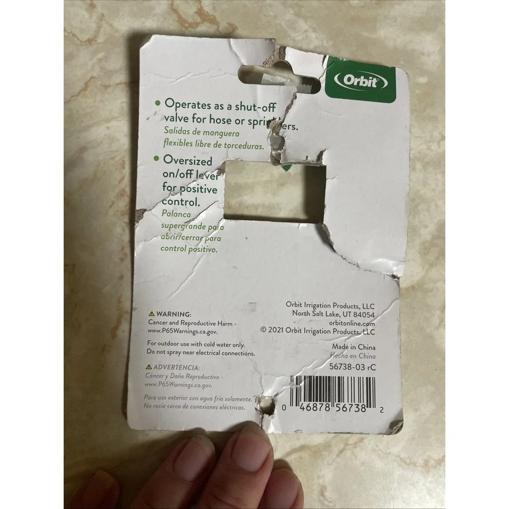 Orbit Pro-flow Hose Shut‎ Off Coupling